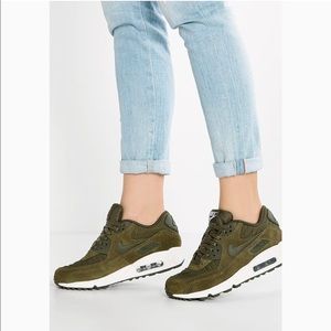 women's nike air max 90 premium casual shoes